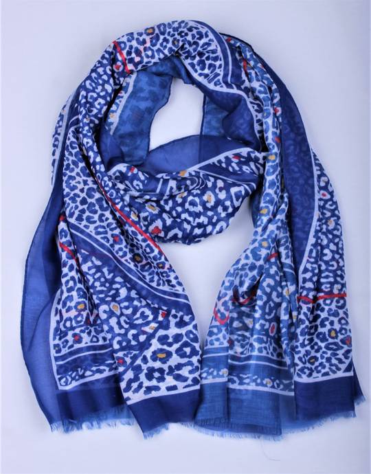 Alice & Lily printed scarf blue Style : SC/4808BLU